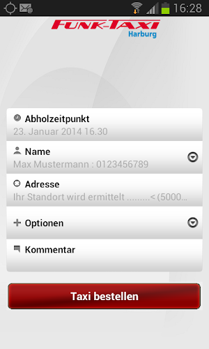 Taxi Harburg Screenshot 1
