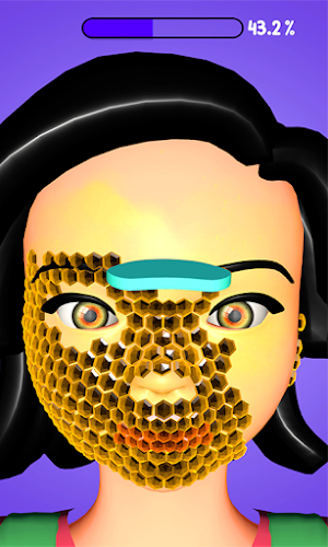 Rhinestone Makeup Removal Game Screenshot 3