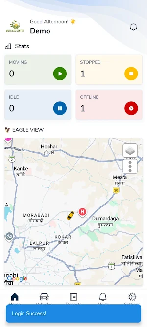 WAC Tracking Screenshot 1