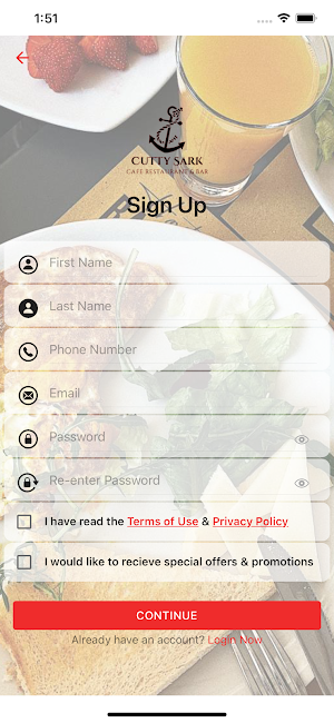 Cutty Sark Restaurant Screenshot 3