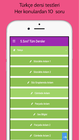 5. Sınıf Tüm Dersler İnternetsiz Screenshot 1