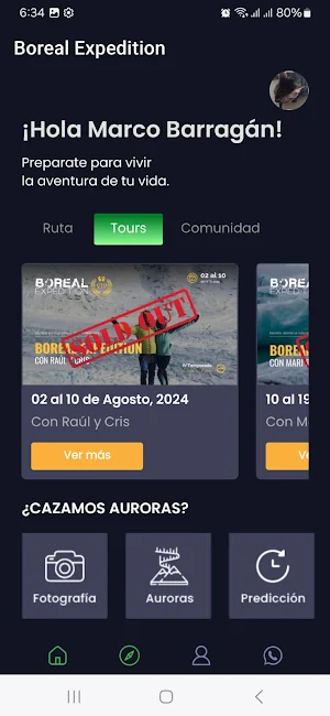 Boreal Expedition App Screenshot 1