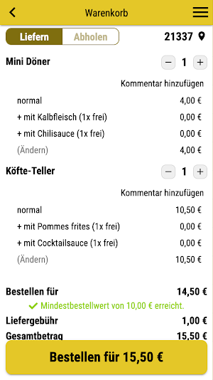 Döner King Lüneburg Screenshot 1