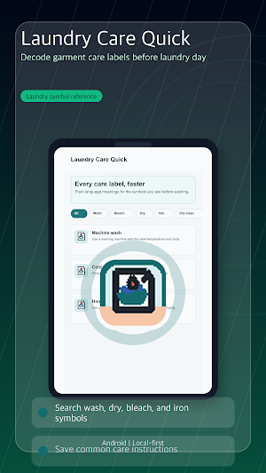 Laundry Care Quick Screenshot 0