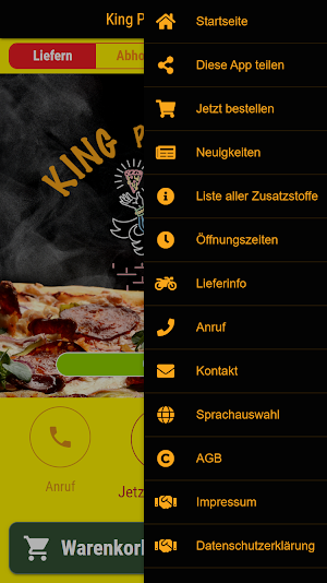 King Pizza & Pasta Screenshot 2