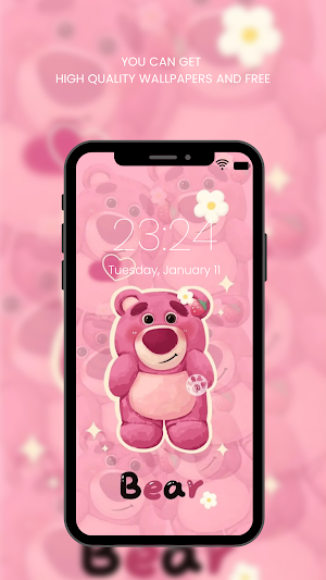 Cute Lotso Bear Wallpaper HD Screenshot 3