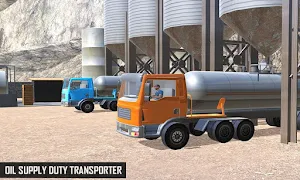 Offroad Oil Tanker Truck Transport Simulation Game Screenshot 0
