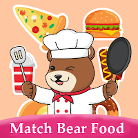Bear Food Match:3D Fast Foodle