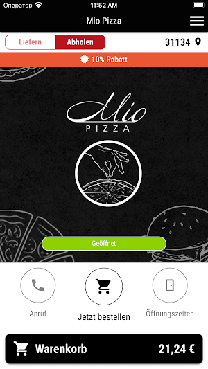 Mio Pizza Screenshot 0