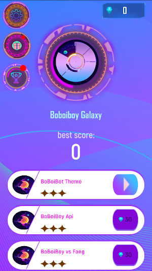 Boboi boy galaxy Tiles Hop Screenshot 0