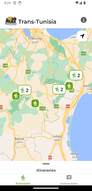 Trans-Tunisia Trekking Trail Screenshot 2