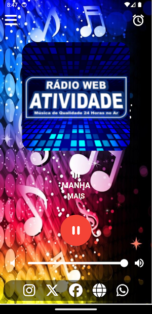 Rádio Web Atividade Screenshot 0
