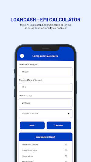 CashLoan - EMI Loan Calculator Screenshot 3