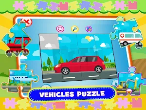 Jigsaw Puzzle Book Games - Letters Animals Puzzles Screenshot 1