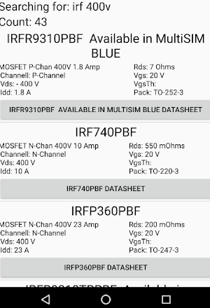 MOSFET transistors offline Screenshot 3