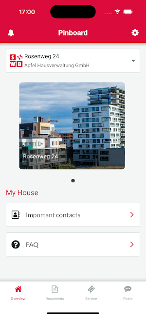 SWB – Meine Wohnungsapp Screenshot 1