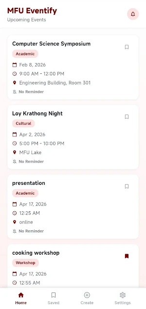 MFU Eventify Screenshot 2