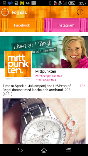 Mittpunkten Intern Screenshot 1