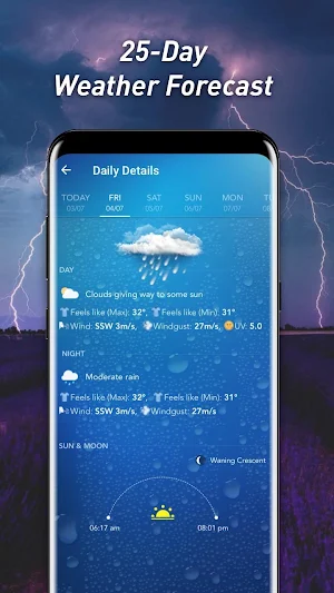 Weather forecast & weather alerts & forecast radar Screenshot 3