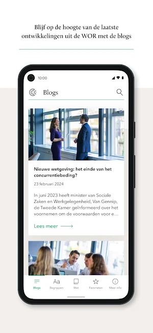 WOR Wetboek OndernemingsRaad Screenshot 0
