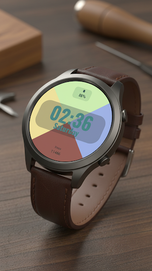 Color Segments Watch Face Screenshot 3