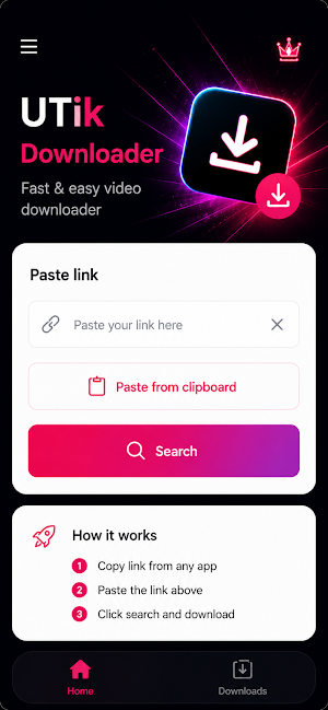 Video Downloader- Tik Saver Screenshot 0