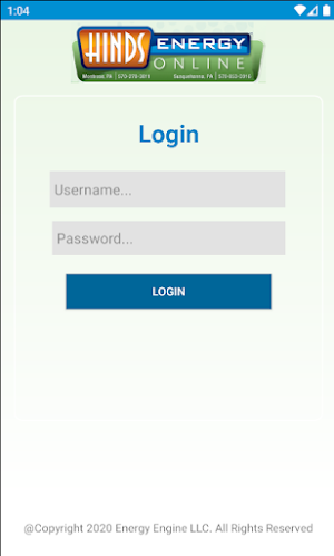 Hinds Energy Online Screenshot 0