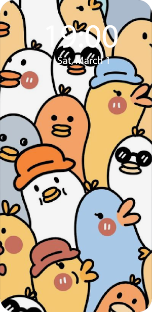 Duck Live Wallpaper Parallax Screenshot 3
