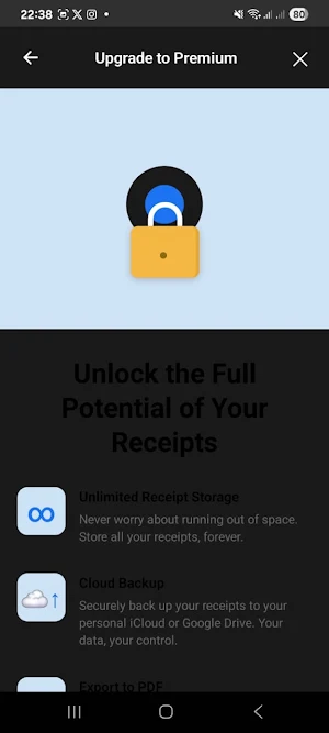 Digital Receipt Wallet Screenshot 3