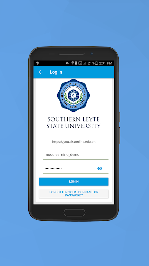 SLSU Learning Management System Screenshot 2