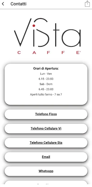 ViSta Caffè Correzzana Screenshot 0