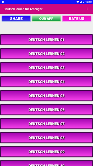 Learn German in French for Beginners Audio pdf Screenshot 0