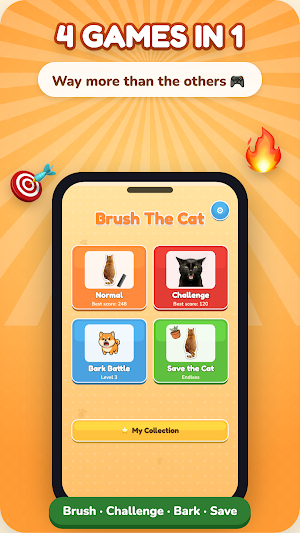Brush The Cat: Cat Brush Game Screenshot 2