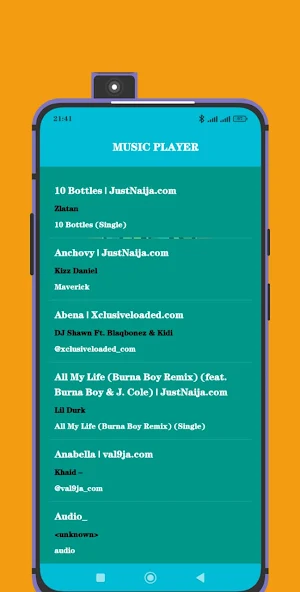 Music Player Screenshot 2