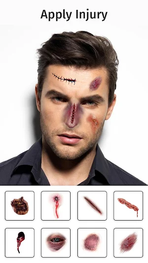 Fight Injury Face Photo Editor Screenshot 1