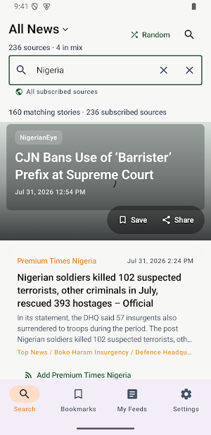 Africa Unfiltered News Reader Screenshot 3