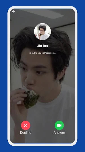 Jin Bts Call Simulator Screenshot 1