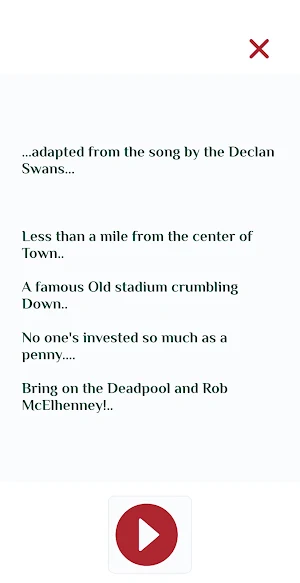 Wrexham FanChant Screenshot 2