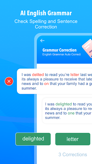 AI Grammar Checker for English - Correct Spelling Screenshot 1