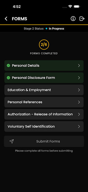 CPS Applicant Portal Screenshot 0