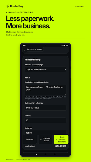 BorderPay - Mobile Finance Screenshot 2