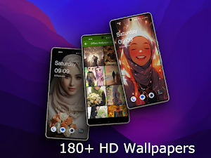 Anime hijab girl wallpapers HD Screenshot 2