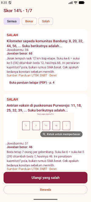 Tryout UTBK SNBT 2026 & TPS Screenshot 2