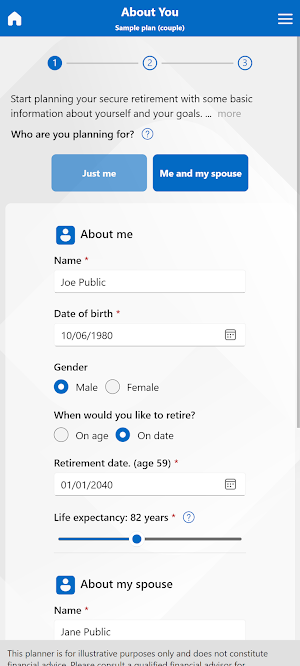 UK Retirement Planner Screenshot 1