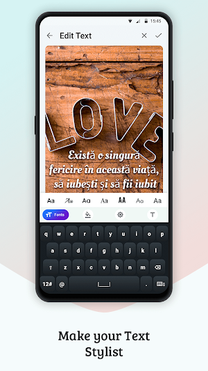 Write Romanian Text on photo Screenshot 3