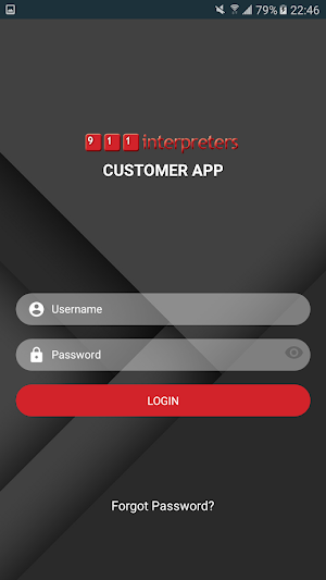911 Interpreters - Customer Ap Screenshot 0