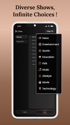 Swift TV Screenshot 0