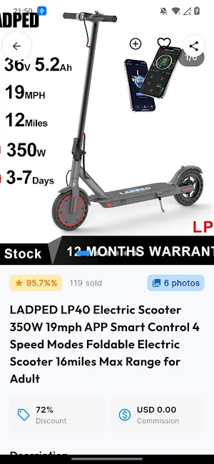 Cheap Electric Scooter Screenshot 3