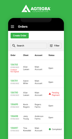 Agtegra Sales Hub Screenshot 2