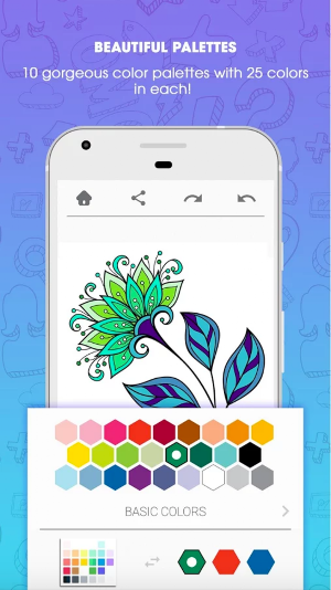 Coloring Book For Adults - Mandala Coloring Screenshot 1